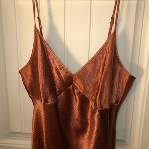 Amber satin dress